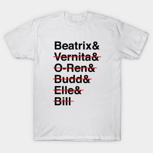 Helvetica Kill Bill T-Shirt